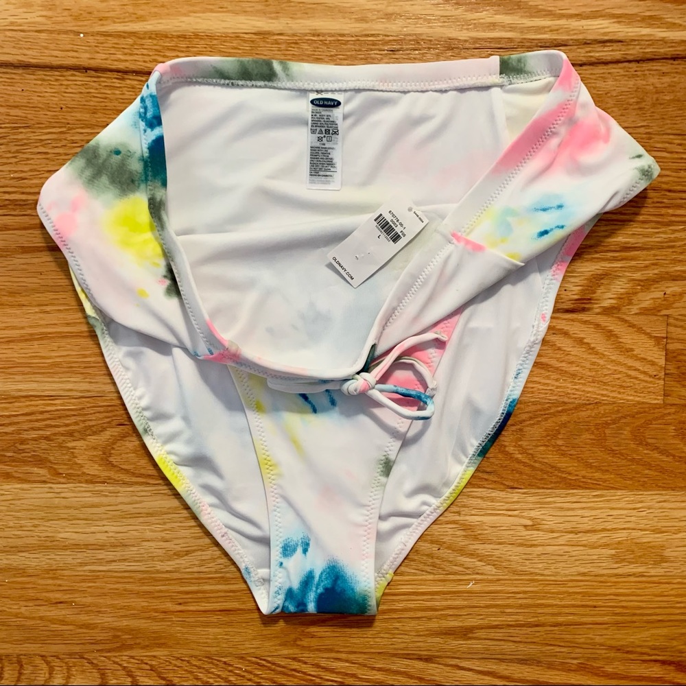 CLEARANCE Old Navy—High-Waisted Tie-Dye Bikini Swim Bottom NWT - Picture 6 of 12